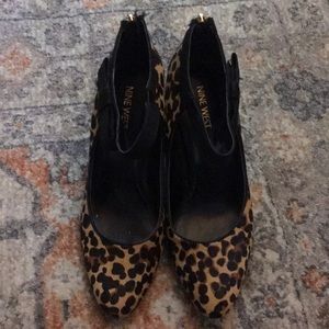 Nine West Cheetah print heels